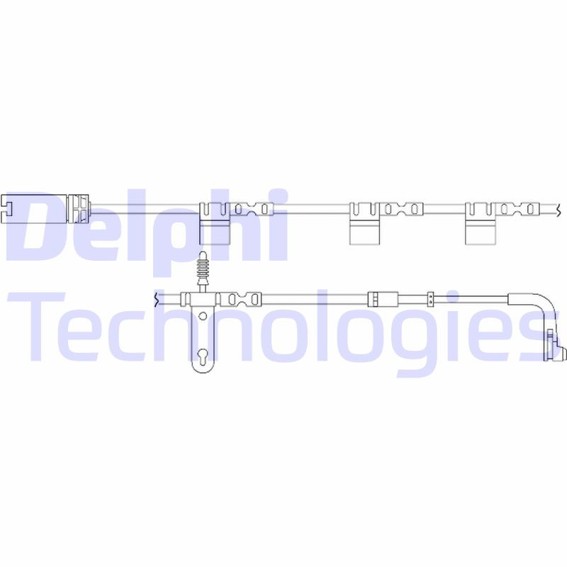 DELPHI Warnkontaktsatz, Bremsbelagverschleiß