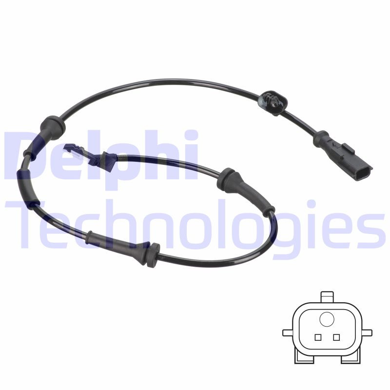 DELPHI Sensor, Raddrehzahl