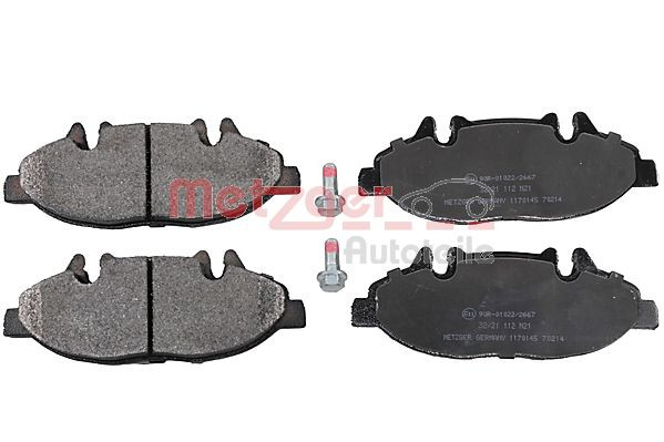 METZGER Bremsbelagsatz, Scheibenbremse