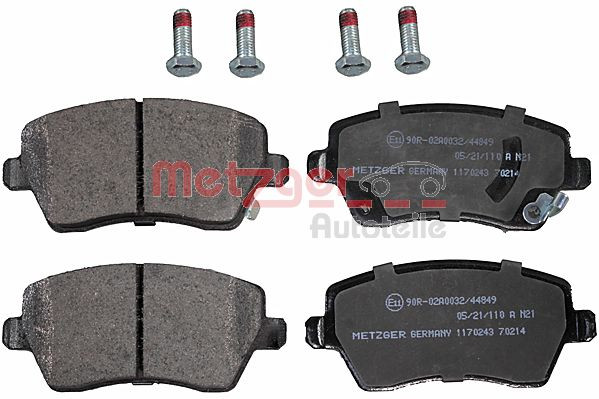 METZGER Bremsbelagsatz, Scheibenbremse