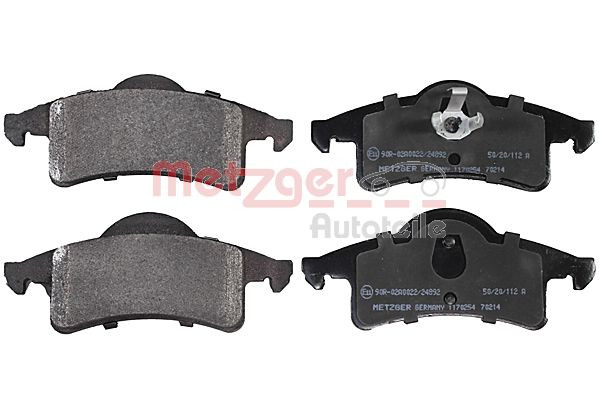 METZGER Bremsbelagsatz, Scheibenbremse