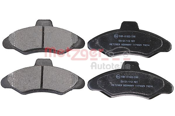 METZGER Bremsbelagsatz, Scheibenbremse