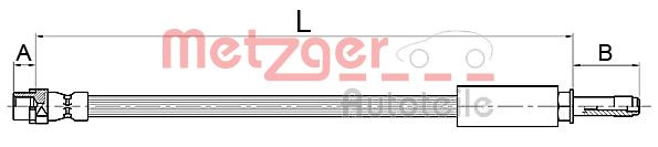 METZGER Bremsschlauch