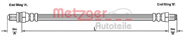 METZGER Bremsschlauch