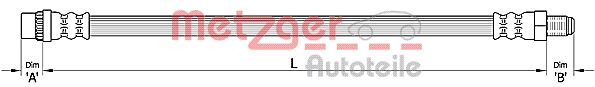 METZGER Bremsschlauch