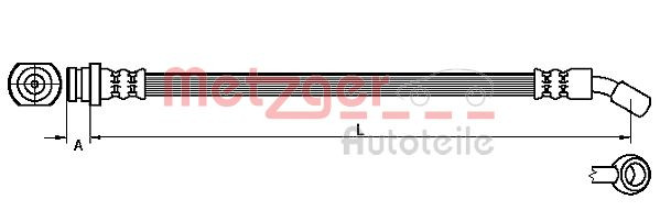 METZGER Bremsschlauch