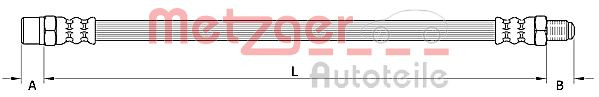 METZGER Bremsschlauch