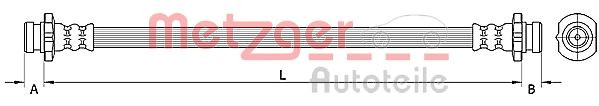 METZGER Bremsschlauch