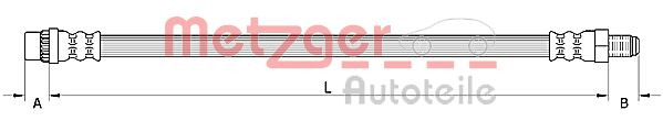 METZGER Bremsschlauch