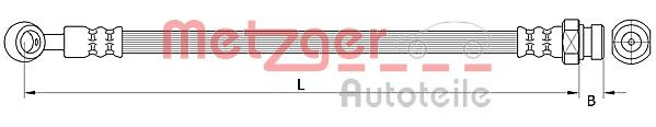 METZGER Bremsschlauch