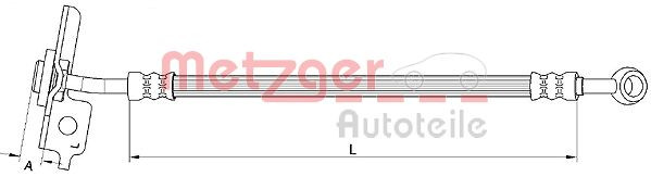 METZGER Bremsschlauch