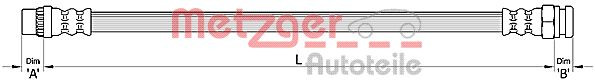 METZGER Bremsschlauch