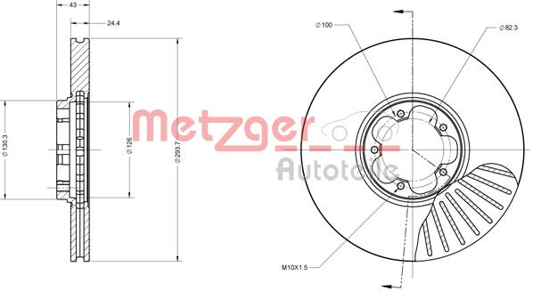 METZGER Bremsscheibe