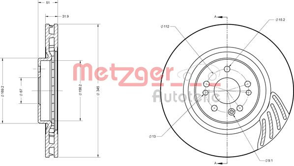 METZGER Bremsscheibe