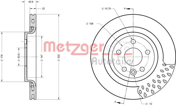 METZGER Bremsscheibe