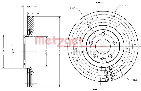 METZGER Bremsscheibe
