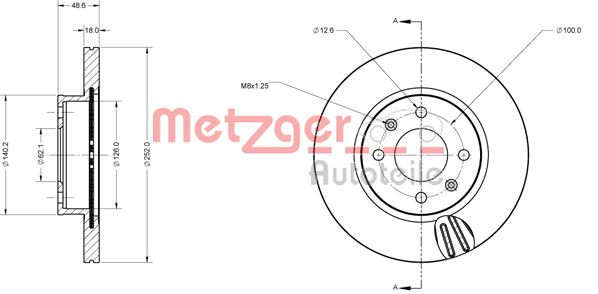 METZGER Bremsscheibe