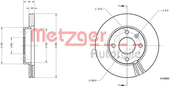 METZGER Bremsscheibe