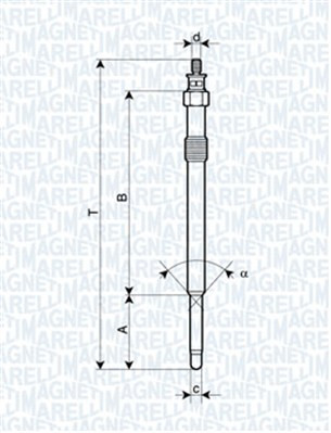MAGNETI MARELLI Glühkerze
