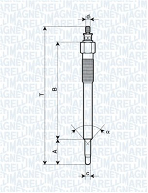 MAGNETI MARELLI Glühkerze