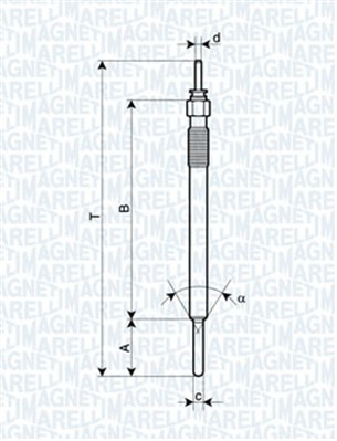 MAGNETI MARELLI Glühkerze