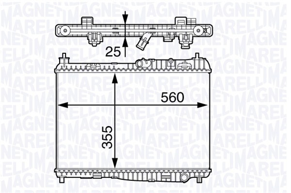 MAGNETI MARELLI Kühler, Motorkühlung
