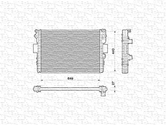 MAGNETI MARELLI Kühler, Motorkühlung