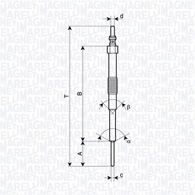 MAGNETI MARELLI Glühkerze