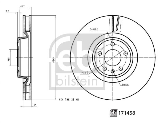 FEBI BILSTEIN Bremsscheibe