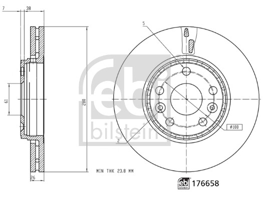 FEBI BILSTEIN Bremsscheibe