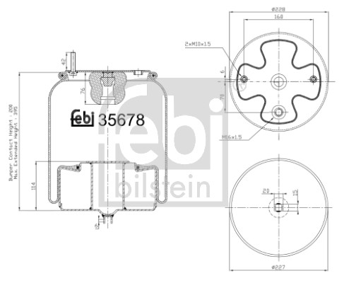 FEBI BILSTEIN Federbalg, Luftfederung
