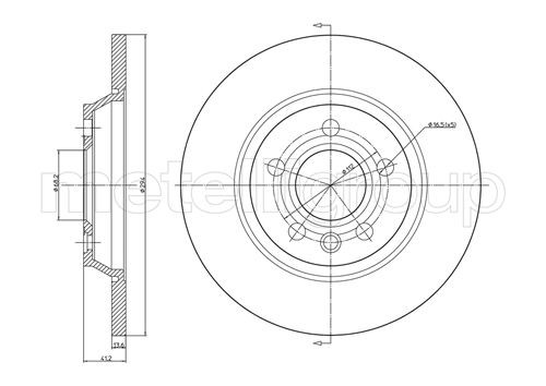 METELLI Bremsscheibe
