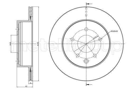 METELLI Bremsscheibe