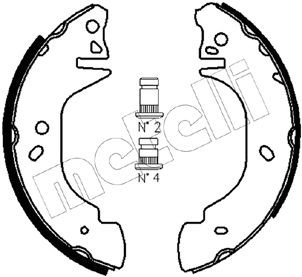 METELLI Bremsbackensatz