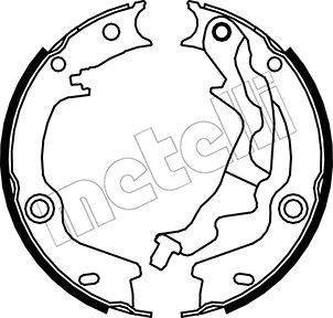 METELLI Bremsbackensatz, Feststellbremse