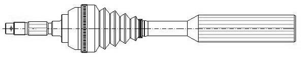 METELLI Antriebswelle