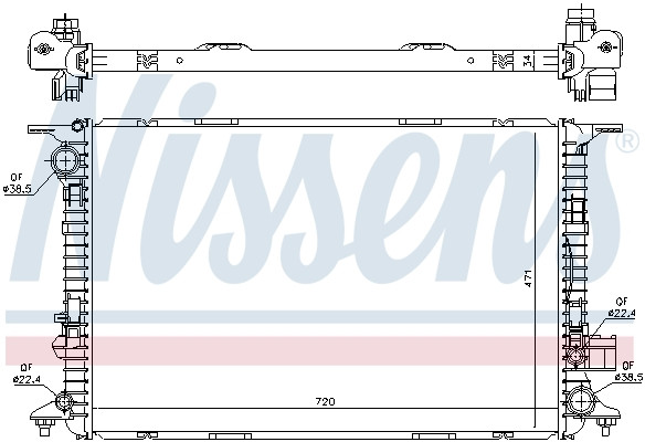 NISSENS Kühler, Motorkühlung