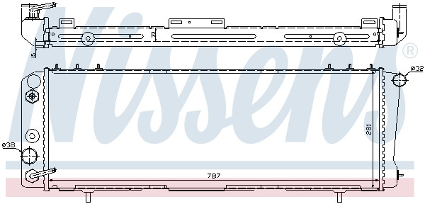 NISSENS Kühler, Motorkühlung