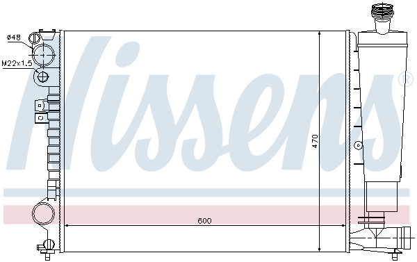NISSENS Kühler, Motorkühlung