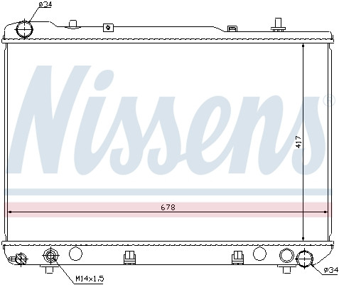 NISSENS Kühler, Motorkühlung