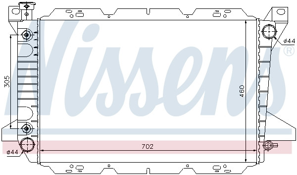 NISSENS Kühler, Motorkühlung