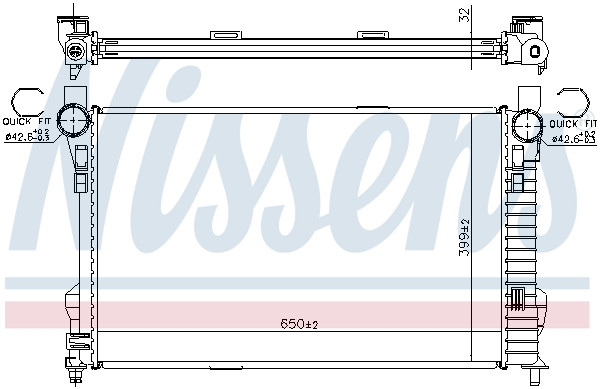 NISSENS Kühler, Motorkühlung