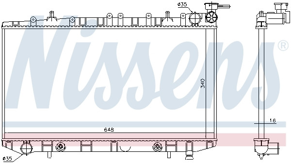 NISSENS Kühler, Motorkühlung