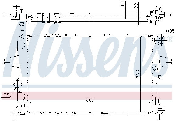 NISSENS Kühler, Motorkühlung