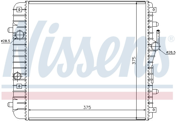 NISSENS Kühler, Motorkühlung