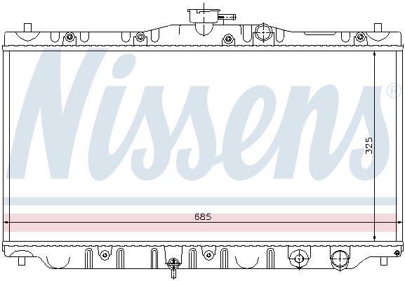 NISSENS Kühler, Motorkühlung