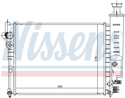 NISSENS Kühler, Motorkühlung