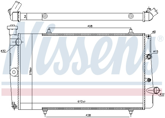 NISSENS Kühler, Motorkühlung
