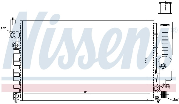 NISSENS Kühler, Motorkühlung