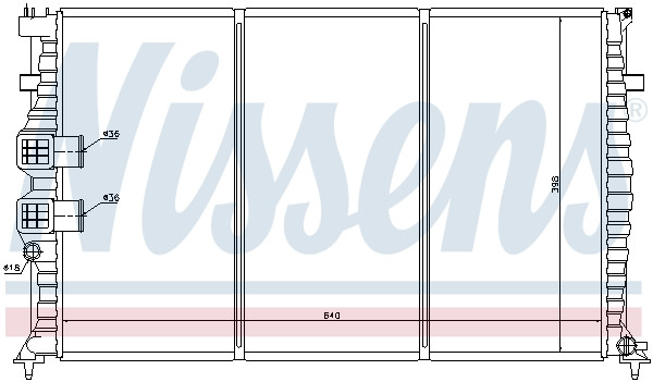 NISSENS Kühler, Motorkühlung